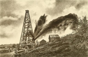 oil-well-with-a-side-flowing-gusher-everett