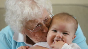 Grandparent and child